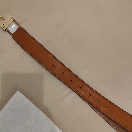 Dolce & Gabbana Brown Leather Belt Like New, Size 90