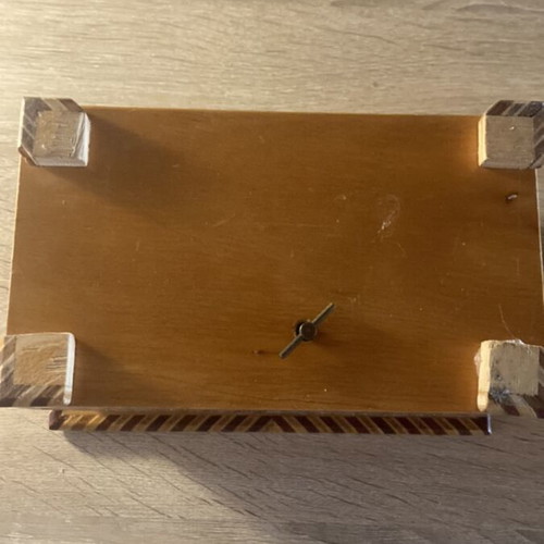 Wooden jewelry box used with music mechanism and unique design