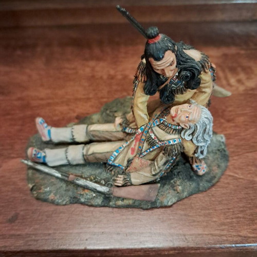 Last of the Mohicans diorama with Indians new