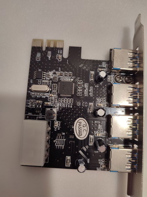 Pci USB3 card used