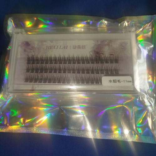 Jie Li Lai eyelashes 60 clusters 11mm new