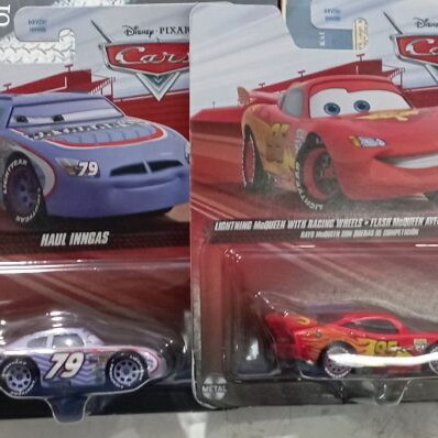 Disney Pixar Cars οχήματα κλίμακας 1:55 πακέτο 4 καινούργια αυτοκινητάκια