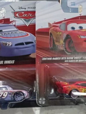 Disney Pixar Cars οχήματα κλίμακας 1:55 πακέτο 4 καινούργια αυτοκινητάκια