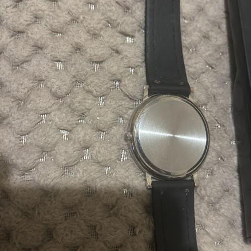 Harley Davidson wristwatch men's like new, quartz, black and silver