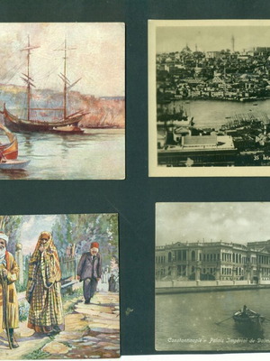 Παλιές καρτποστάλ Κωνσταντινούπολη μεταχειρισμένες, σετ 20, απόψεις 1900-1910