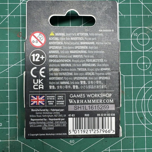 Commissar Yarrick Warhammer 40,000 like new