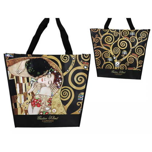 Carmani shoulder bag new with Gustav Klimt artworks The Kiss & The Tree
