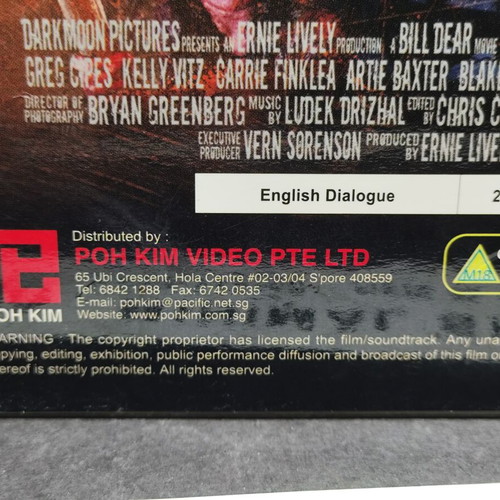 Simon Says VCD used, rare double Singapore edition, English no subtitles