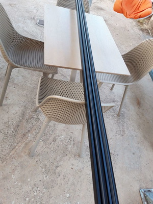 Μπάρες οροφής μεταχειρισμένες, 2 τεμάχια 2,70 μ. και 1 τεμάχιο 2,50 μ.