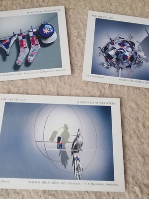 Red Bull collectible postcards like new from Michalarias Art exhibition