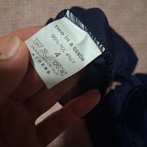 Velvet dress for girls 4 years old like new, Two In A Castle, navy blue with cape