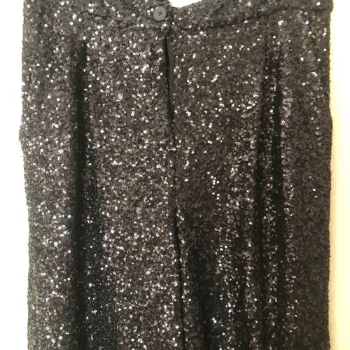 Sequin pants black like new, size large