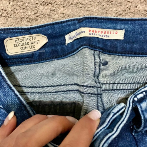 Pepe Jeans London slim fit pants like new, blue, size XS