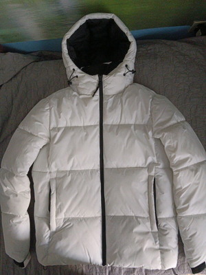 Μπουφάν puffer λευκό καινούριο, unisex, μέγεθος M, Terra Nova