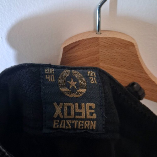 Unise Xdye Eastern Cargo Style Pants Black Anthracite Size EUR 40 like new