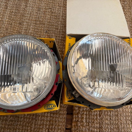 Φανάρια Hella H4 για VW Beetle ’68 μεταχειρισμένα, ζευγάρι με φακό LHD