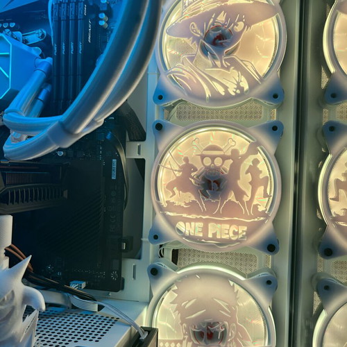 One Piece PC fan covers, pack of 3, 3D printed