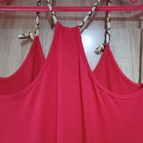 Voice women's long red dress one size like new
