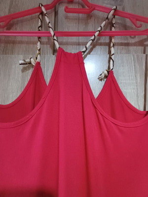 Voice women's long red dress one size like new