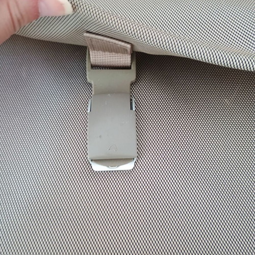 Piquadro professional bag used, beige and gray