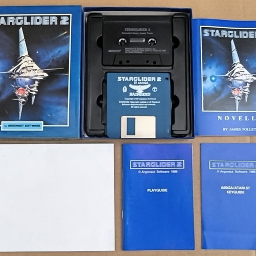 Starglider 2 Amiga game by Argonaut Software like new, complete in box