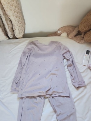 Primark Purple Long Sleeve Fleece Pyjamas Like New Size XXS