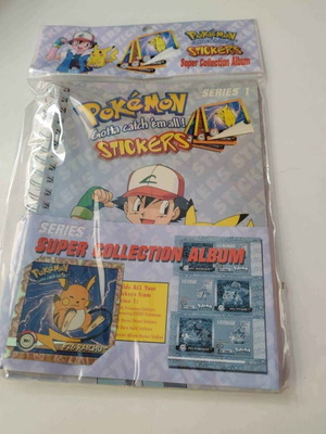 Pokemon Stickers Super Album συλλεκτικό καινούργιο 1999