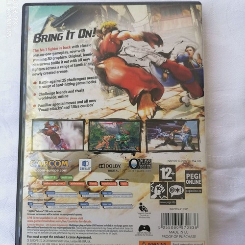 Street Fighter IV PC DVD like new