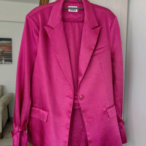 Fuchsia suit set About You new, size 38