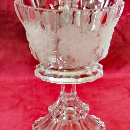 Crystal Columnar Fountain 15 cm Diameter West Germany New 1990