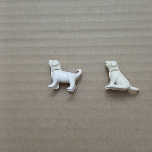 Playmobil dog figures like new, spare animal parts