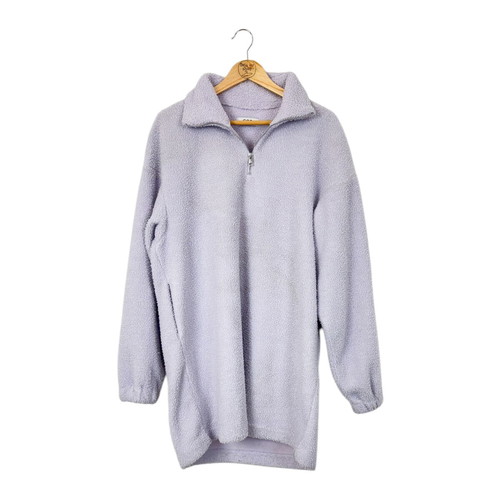 COS Teddy tunic dress used, size S, purple
