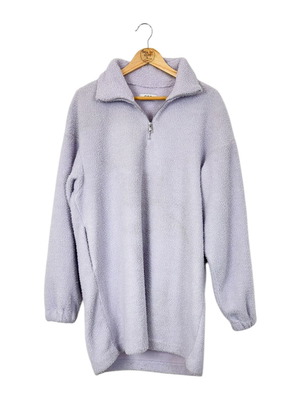 COS Teddy tunic dress used, size S, purple