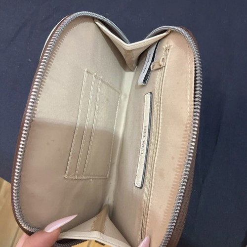 Nine West wallet used, beige and pink
