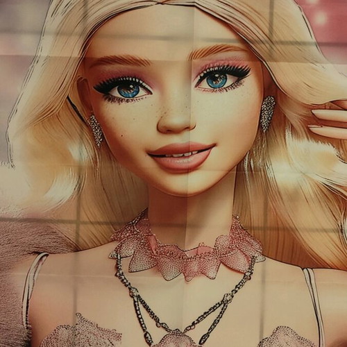 Barbie party decoration backdrop like new