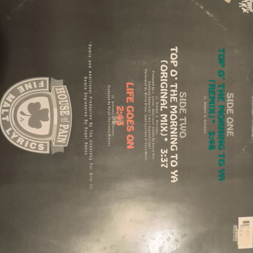 Vinyl House of Pain used, hip-hop