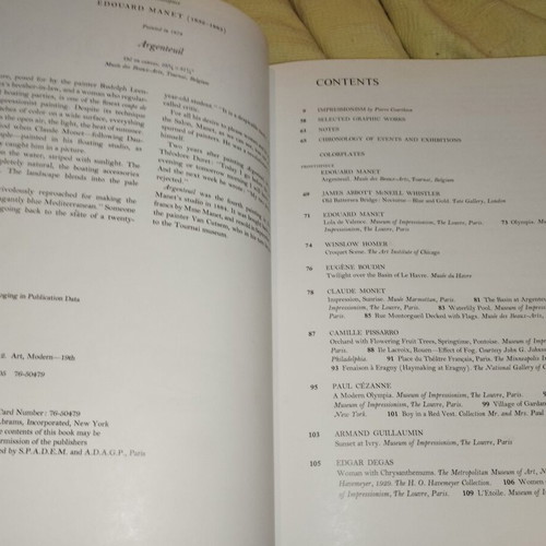 Impressionism book by Pierre Courthion, English edition