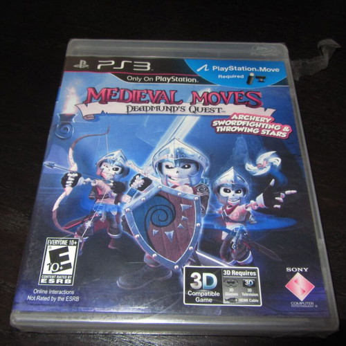 Medieval Moves Deadmund's Quest PS3 Move game new sealed