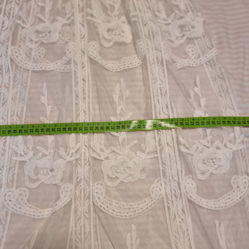 Reserved long transparent kimono caftan white like new L-XL