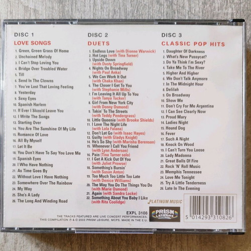 Tom Jones 3 CD box used in good condition