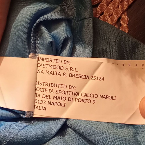 Napoli jersey XXL new authentic with tag