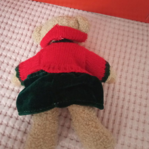 Teddy bear like new, height 23 cm