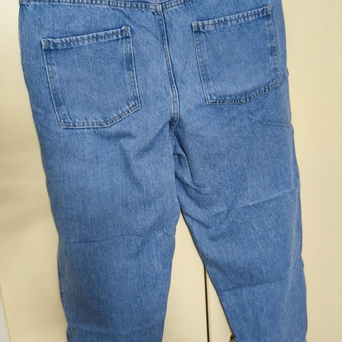Ballon jeans pants Bershka like new, blue, size L