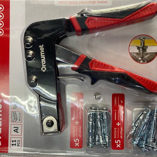 Drywall plug pliers new set with Draumet plugs metal