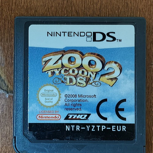 Zoo Tycoon 2 DS Nintendo DS game used