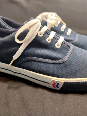 Romika blue canvas shoes size 47 like new