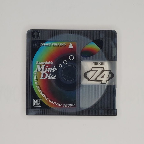 Maxell MD 74 Mini Disc used