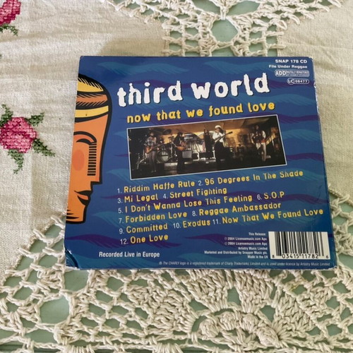 Third World Now That We Found Love CD used, reggae
