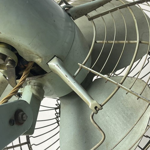 Hitachi A.C. Desk Fan 30cm 12” used vintage, Japanese retro design