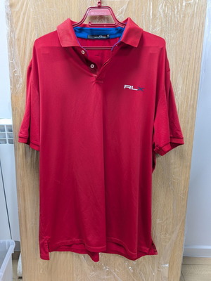 Ralph Lauren RLX polo shirt XXL used, red